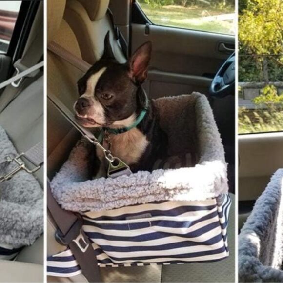 Dog Car Seats for Small Dogs, Upgrade Dog Booster Seat Perfect for Small Pets - Picture 3 of 3